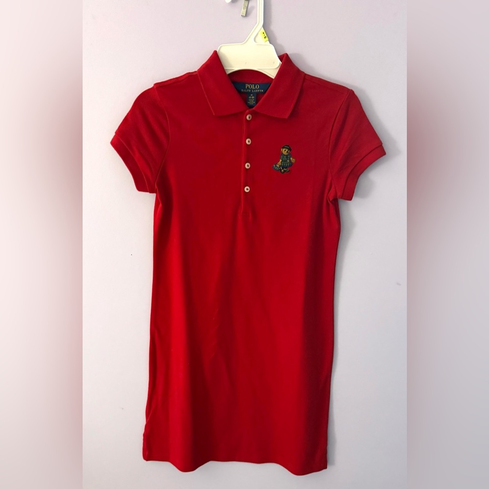 Polo by Ralph Lauren Vibrant Red Kids Polo Shirt Size Medium (8-10)